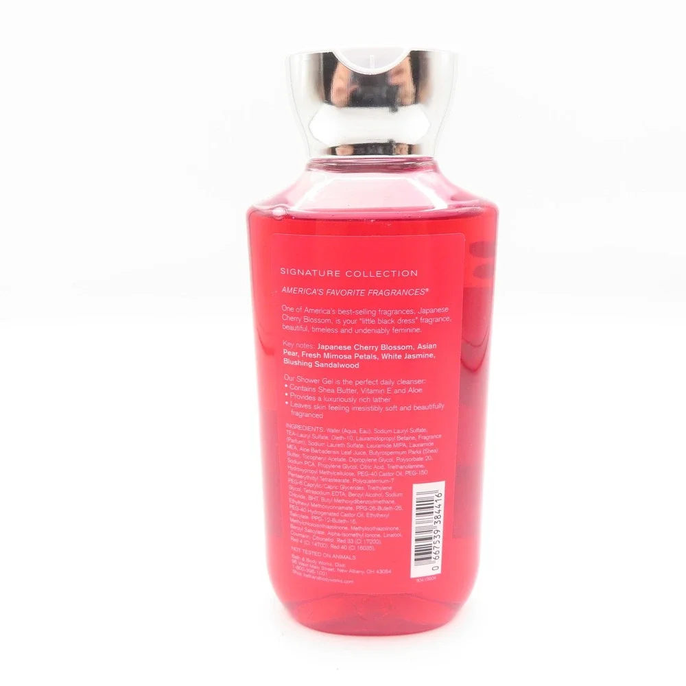 Bath & Body Works Japanese Cherry Blossom Shower‎ Gel Shea Vitamin E 10 fl oz